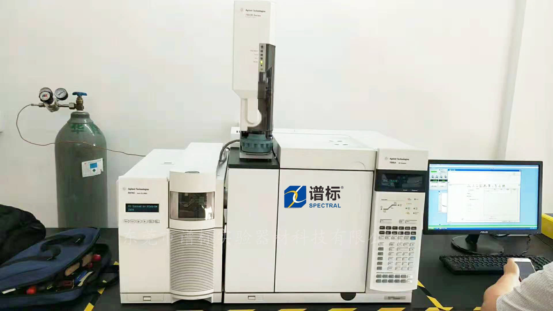 惠州某大型檢測(cè)集團(tuán)購(gòu)買我司二手安捷倫GCMS 7890A-5975C
